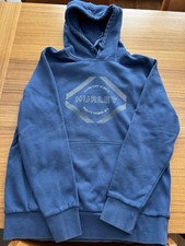 HURLEY Graphic Pullover Blue Hooded Sweatshirt Hoodie Men's Size Medium