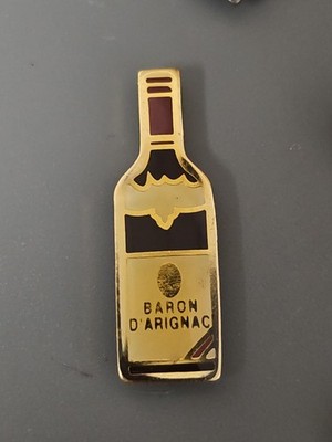 Alte Pin's Baron d'Arignac Retro Sammlung, Werbeabzeichen Vintage selten