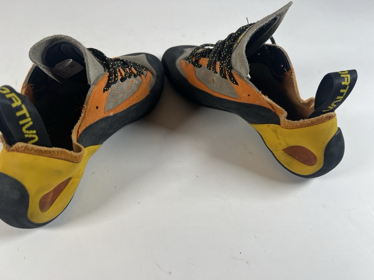 Size M9.5/W10.5 La Sportiva Black Orange Jeckyl Mens Rock Climbing Shoes La Sportiva Orange Climbing Shoes for Men for sale | eBay main image 2