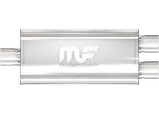 Magnaflow 12388 24 Straight-through Oval Muffler 3 Center Inlet2.5 Dual Out