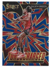 2021-22 Panini Select - Turbocharged Jalen Green #8 Blue Prizm (RC)