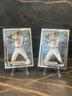 2024 Bowman Draft Chrome Konnor Griffin #BDC-22 2 Card Lot Pirates #1 Prospect
