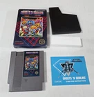 T-152 VINTAGE NINTENDO NES GHOSTS & GOBLINS WORKING W/ ORIGINAL BOX