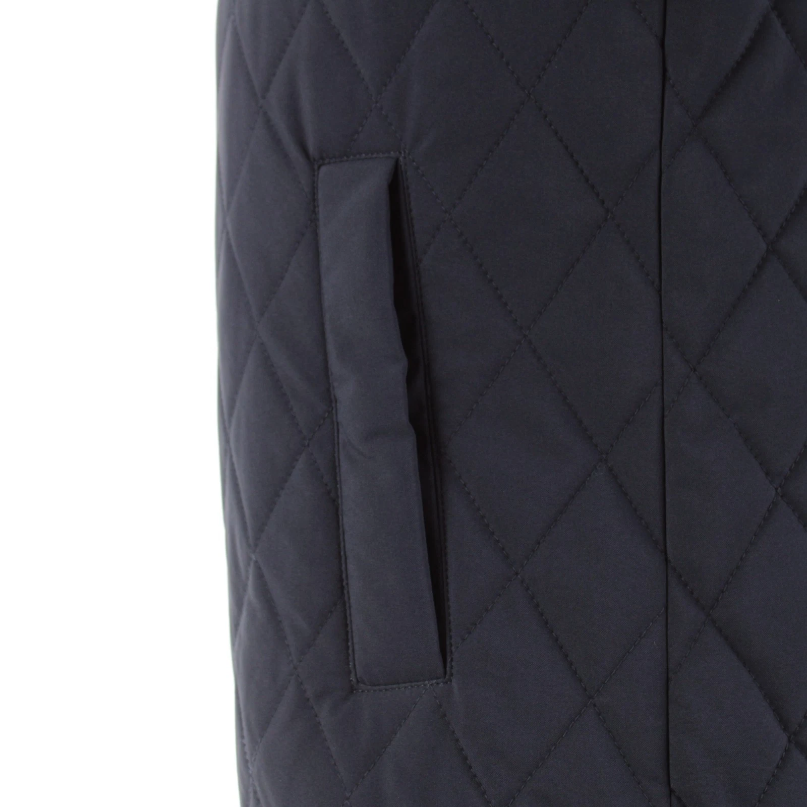 Cardinal of Canada NWT Polyester Quilted Bomber Jacket Size 40 (M US) In Blue image 4