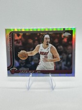 Topps 2025-26 Chrome Jaime Jaquez Jr. Miami Heat #161 Refractor Basketball Card