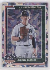 2022 Panini USA Baseball Stars & Stripes Cracked Ice 10/23 Michael Kennedy 0c6