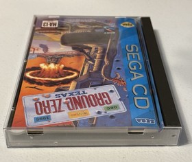 Ground Zero Texas (Sega CD, 1993) CIB W/reg Card