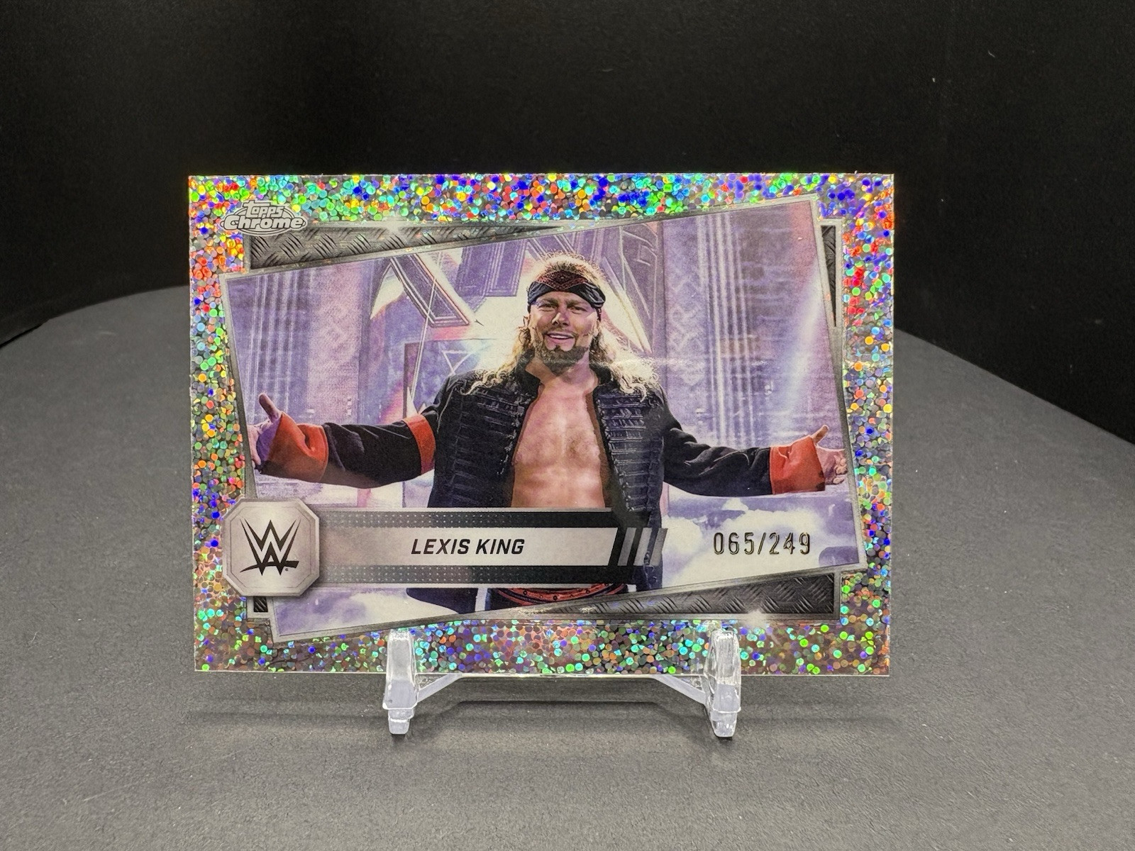 2025 Topps Chrome WWE - #149 Lexis King Speckle Refractor /249