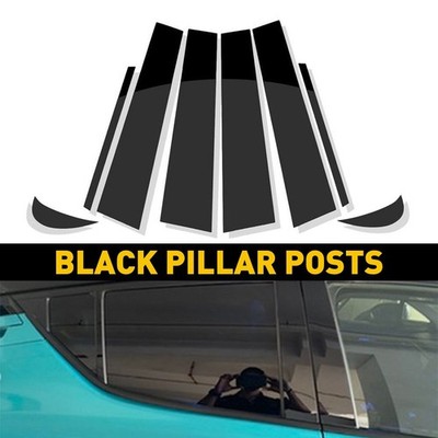 For 2019 2018 2020 2021 Piano Toyota Camry Door Black Pillar Covers Posts Trims