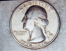 1776-1976 Bicentennial Quarter, Mint Error Die Strike Drummer’s Fingers