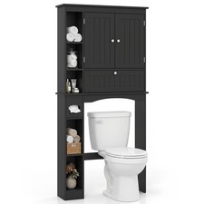 Over the Toilet Storage Cabinet w/2 Doors, Ad...