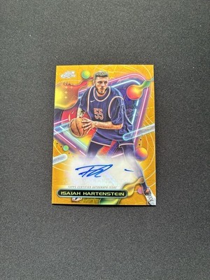 2023-24 Topps Cosmic Chrome Auto Isaiah Hartenstein Gold /50