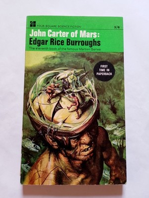 John Carter of Mars - Edgar Rice Burroughs - UK paperback, Four Square, 1968