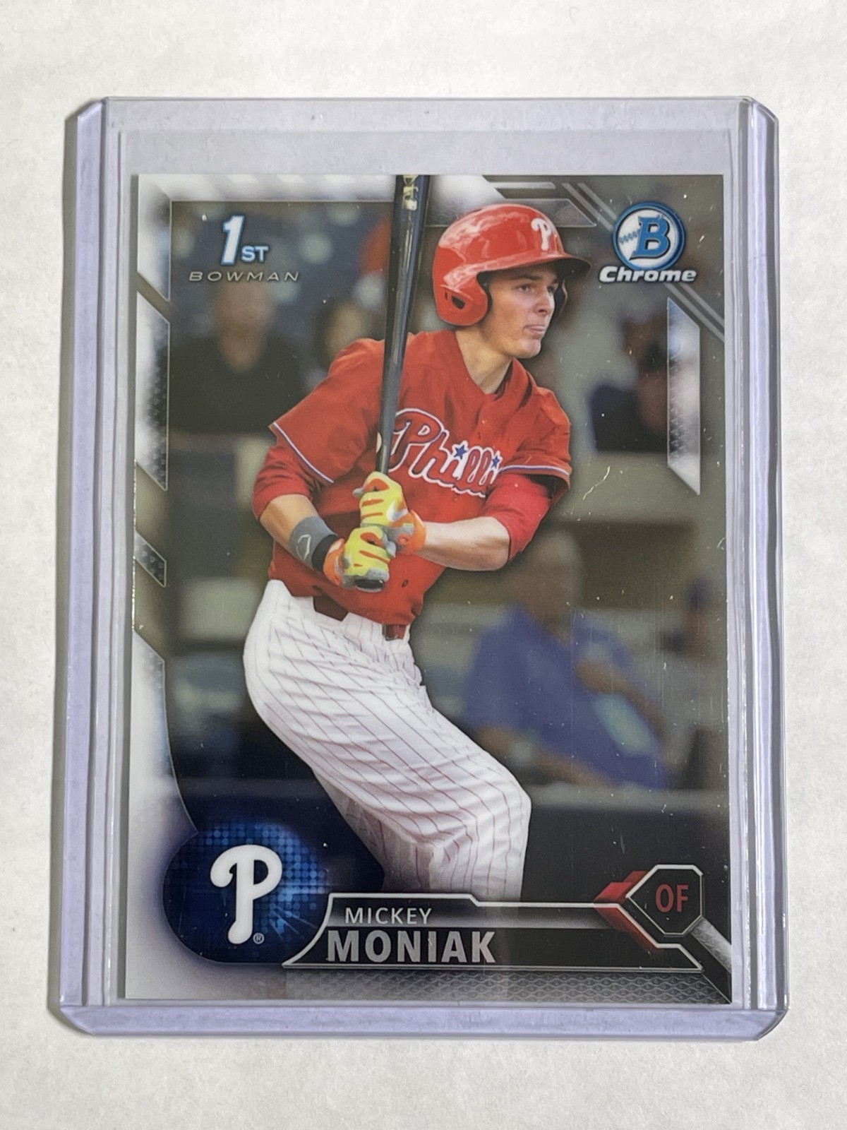 2016 Bowman Draft Chrome - Chrome Prospect - Mickey Moniak #BDC-1 (RC)
