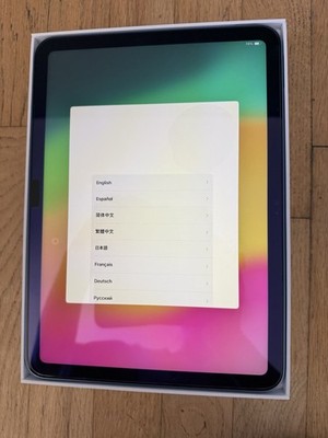 Apple iPad 10.9-inch 10th Generation 256GB Blue Wi-Fi MPQ93LL/A (2022)