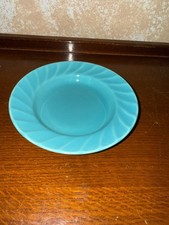 Vintage Poppytrail Made in California Blue Aqua Yorkshire Bread and Butter Plate