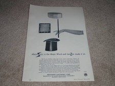 JansZen Electrostatic Spkr Ad, 1956,1-30 Article, RARE!