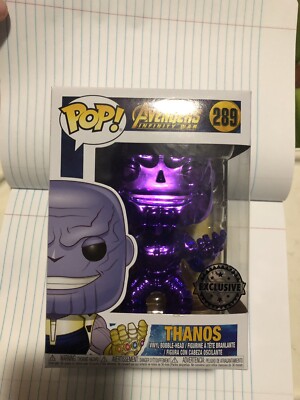 Thanos Infinity Thanos 289 Chrome Purple Thanos Pop Thanos Endgame