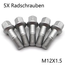 5x Wheel Lug Bolt Nut M12x1.5 For Mercedes Benz 0009901007 0009904807 2034010270