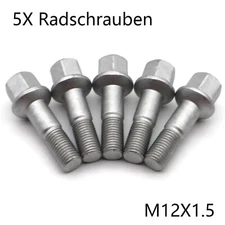 M12x1.5 For Mercedes-Benz 0009901007 0009904807 2034010270 5x Wheel Lug Bolt Nut