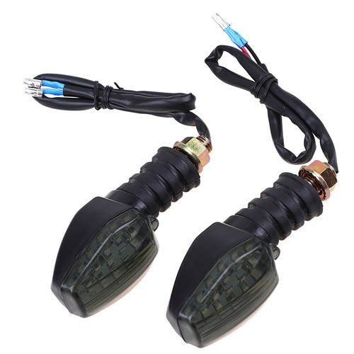 LED 10mm Amber Turn Signals Indicators M10 Blinker Lamp Universal For Motorcycle - Picture 8 of 12