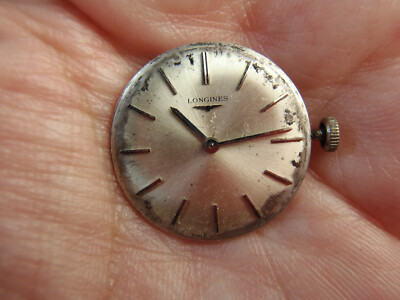 Longines Calibre 410 Wristwatch Movement 17 Jewel Mechanical Ladies Swiss Runs