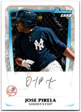 2011 Bowman Prospects #BP21 Jose Pirela - FREE SHIPPING!
