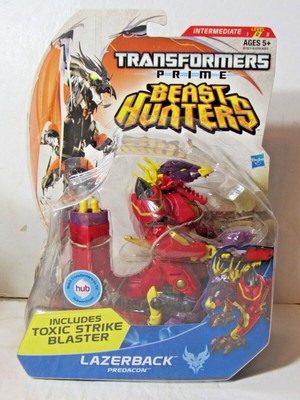 TRANSFORMERS LAZERBACK TRANSFORMERS PRIME BEAST HUNTERS DELUXE CLASS FIGURE MISP
