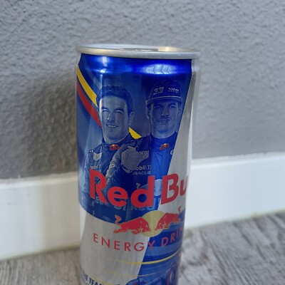 Red Bull Energy Drink Can Max Verstappen Sergio Perez 2022