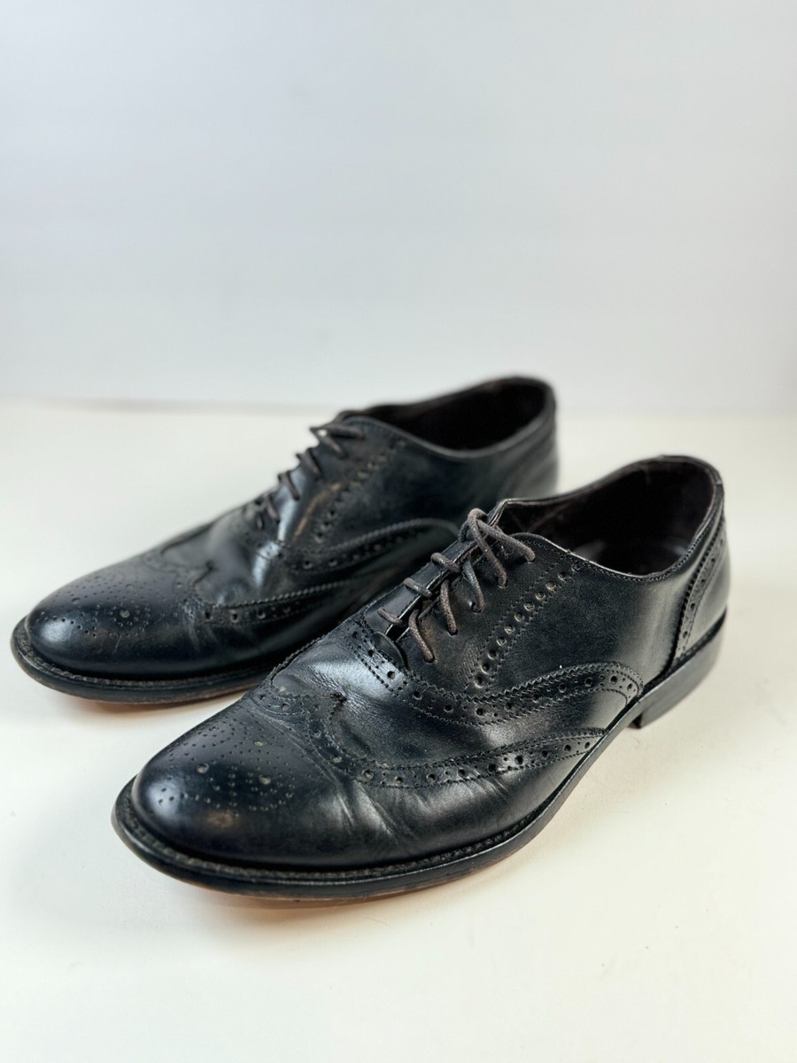 To Boot New York Mens Shoes Black Leather Oxford Brogues  display picture 2