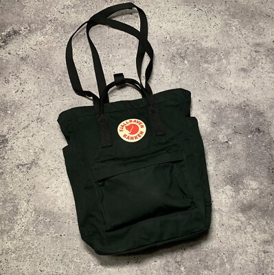 Fjallraven Kanken Totepack G-1000 Backpack Bag Black 23710