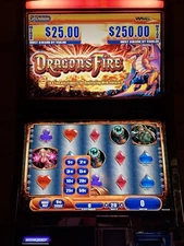 WMS BB2 DRAGONS FIRE SLOT MACHINE GAME CARD ONLY SOFTWARE G+ DELUXE STYLE PLAY