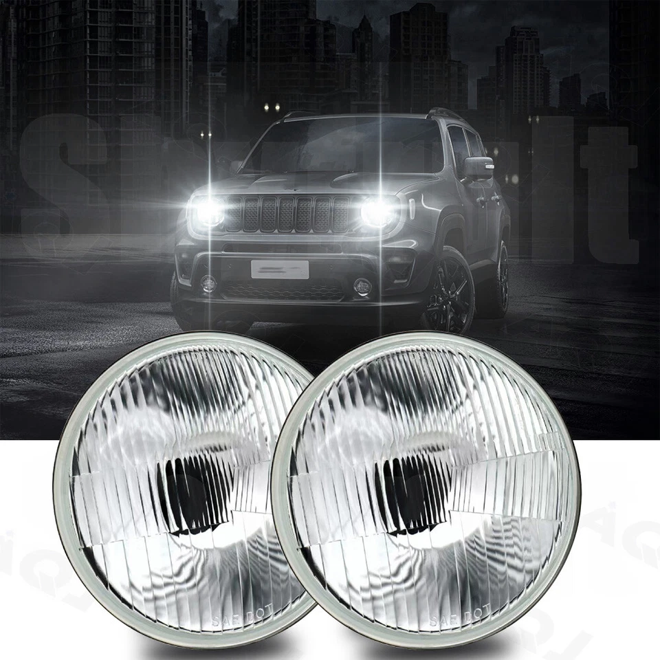 2 круглые светодиодные фары 7 дюймов для Chevrolet Bel Air/150/210 Impala Ford 1953-1957 годов выпуска - Изображение 3 из 4