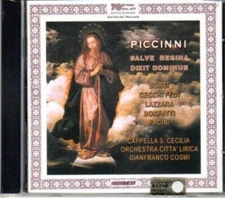 PICCINNI/BORSI/FEDI/LAZZARA/COSMI: SINFONIA IN SOL/SALVE REGINA/CONCERTATO - CD