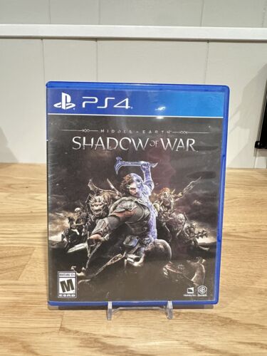Middle Earth Shadow of War (Sony PlayStation 4 PS4, 2017) Fast Free Shipping
