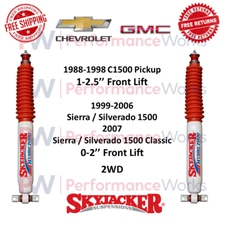 Skyjacker Shock Pair Front For 1-2.5" C1500 & 2" Sierra / Silverado 1500 Pickup