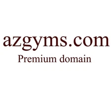 AzGyms.com Premium Domain Name .com Business Gym Fitness Workout A to Z Arizona