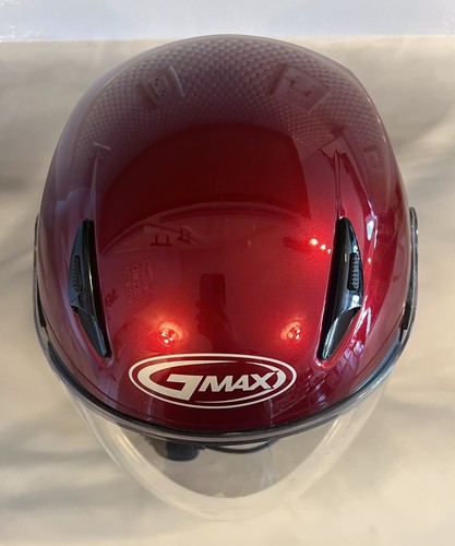 GMAX GM17S-SPC Helmet Open Face Coolmax Liner Speaker Pockets DOT Size XL (L2) - Picture 7 of 17