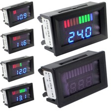 12V Dual Display Acid Lead Battery Capacity Indicator Digital Voltage Tester