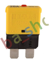 FUSE RATED CURRENT 20A AUTOMATIC
