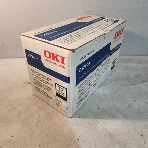 OKIDATA 42126661 C3200N Toner Nero Con Tamburo Originale Nuovo Sigillato Boxato Spedizione Gratuita - Foto 2 di 4