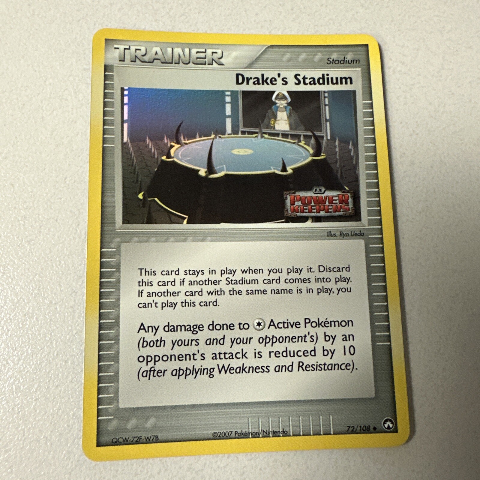 Drake's Stadium 72/108 - Power Keepers - Reverse Holo - Pokemon Card TCG - LP