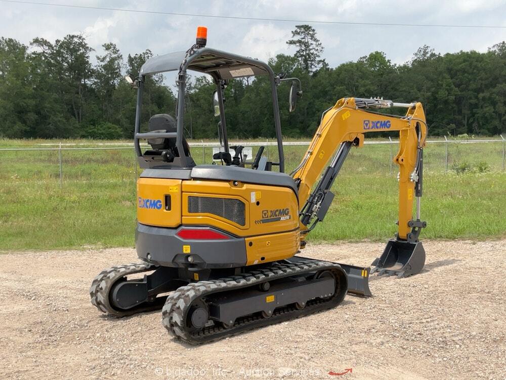 2022 Xcmg XE27U Hydraulic Mini Excavator Blade Backhoe Aux Hyd bidadoo -New