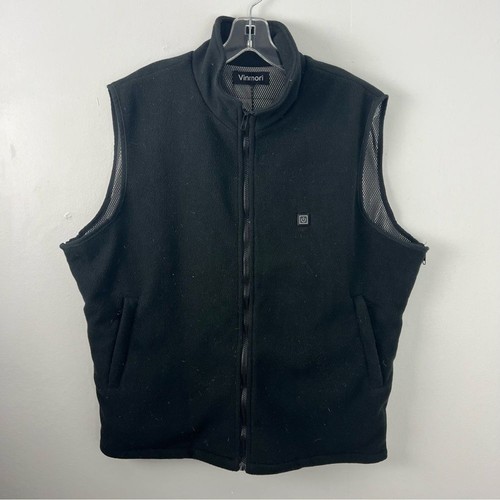 Vinmori NWT Heated Fleece Vest Adjustable Size Mens 2x 3x 4x Unisex