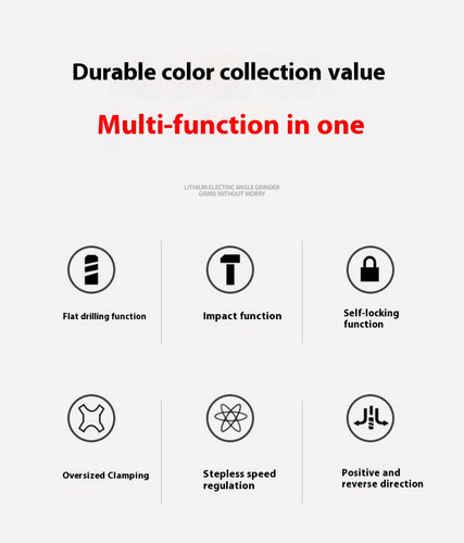 Taladro eléctrico taladro de impacto máquina de perforación multifuncional/pistola de pared pasante - Imagen 3 de 9