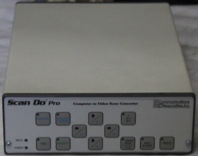 CSI Scan Do Pro Computer to Video Scan Converter P/N: 1271