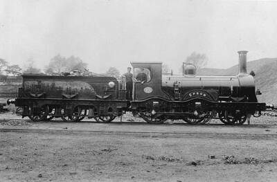 No 464 Epsom Locomotive Lbsc London Brighton And South Coast Train Old Photo