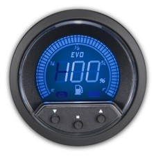 Evo 52mm Digital Fuel Level Gauge 240-33 Ohms 4 Color Lcd Peak Recall Warning Evo 52mm Digital Fuel Level Gauge 240-33 Ohms 4 Color Lcd Peak Recall Warning