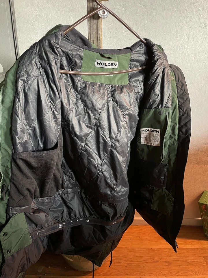 Chaqueta de esquí/snowboard Forest Green Holden Shell para mujer mediana Foto 2 de 4