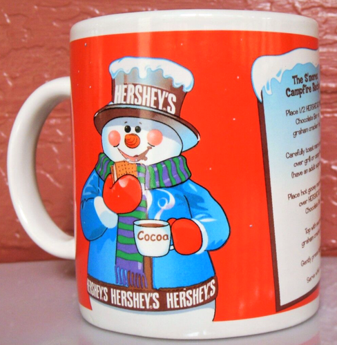 Houston Harvest Gift Products Hershey's Cocoa Smores Recipe Snowman 12 ounce Cup - Picture 5 of 5